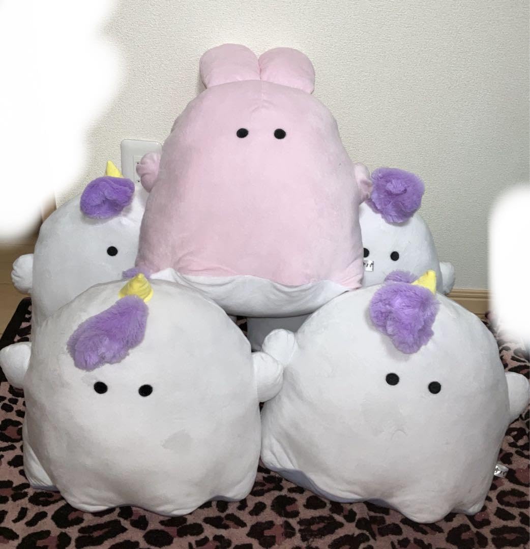 オバケーヌ BIGぬいぐるみ ユニコーヌ ウサギーヌ プリーヌ アクマーヌ Amazon.co.jp: オバケーヌ BIGぬいぐるみ ユニコーヌアソート